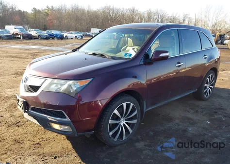 2011 Acura Mdx Technology Package из США, поврежденный, VIN 2HNYD2H47BH534342
